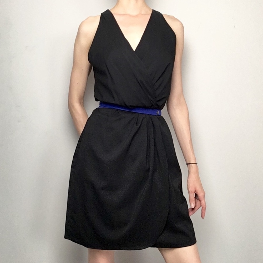 ANTHRO Asymmetric Wrap Dress